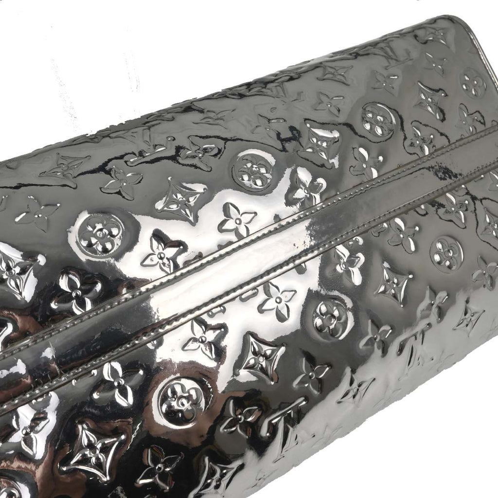 Louis Vuitton Silver Monogram Miroir Speedy 35 Handbag M95786