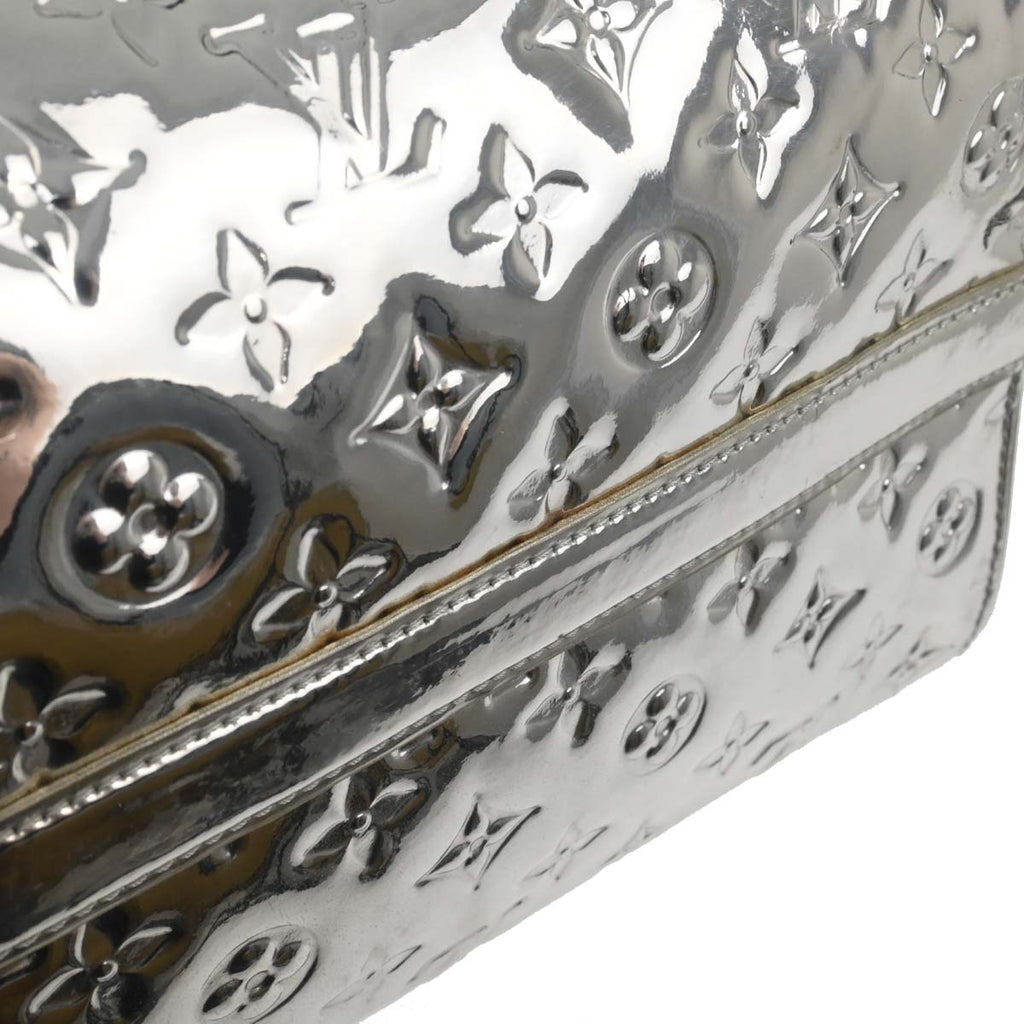 Louis Vuitton Silver Monogram Miroir Speedy 35 Handbag M95786
