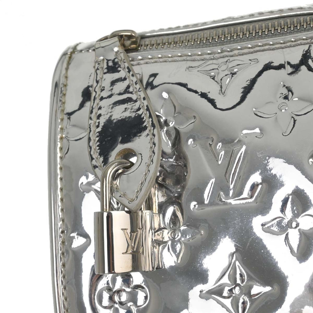 Louis Vuitton Silver Monogram Miroir Speedy 35 Handbag M95786