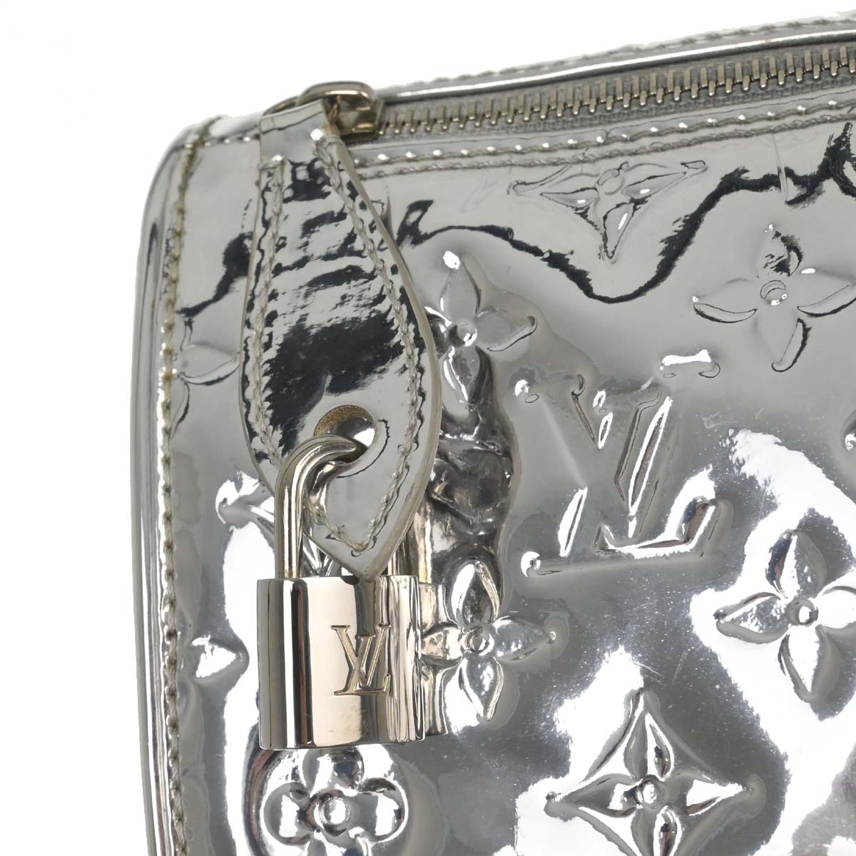 Louis Vuitton Silver Monogram Miroir Speedy 35 Handbag M95786