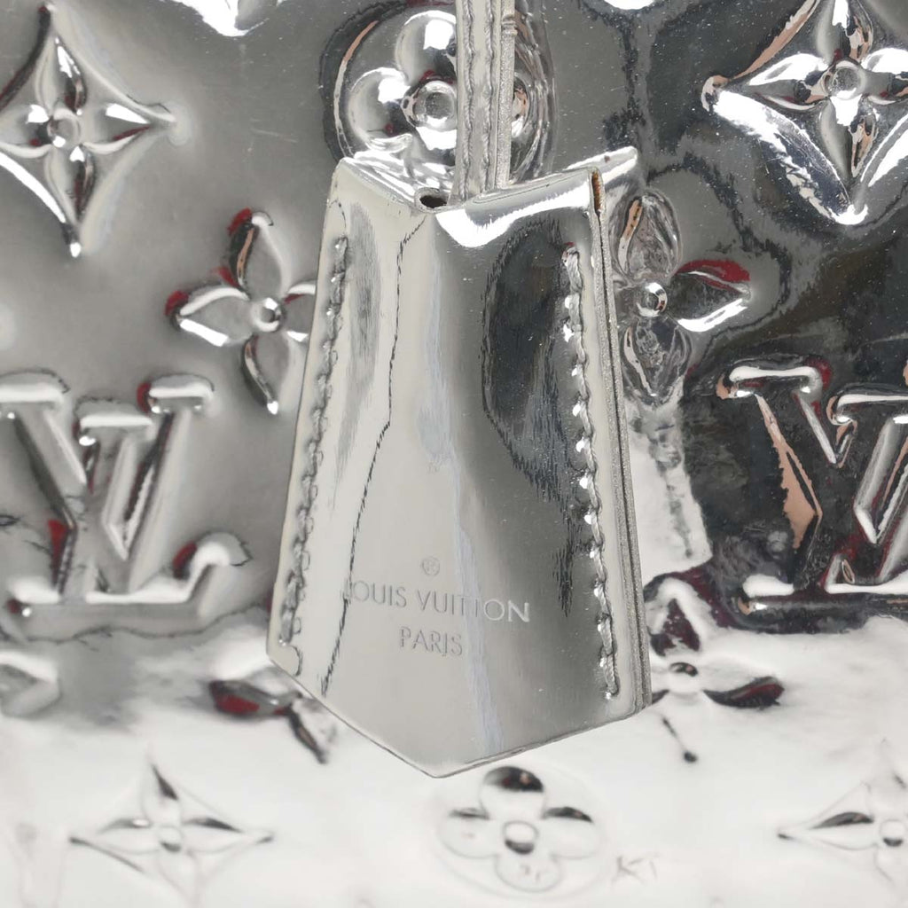 Louis Vuitton Silver Monogram Miroir Speedy 35 Handbag M95786