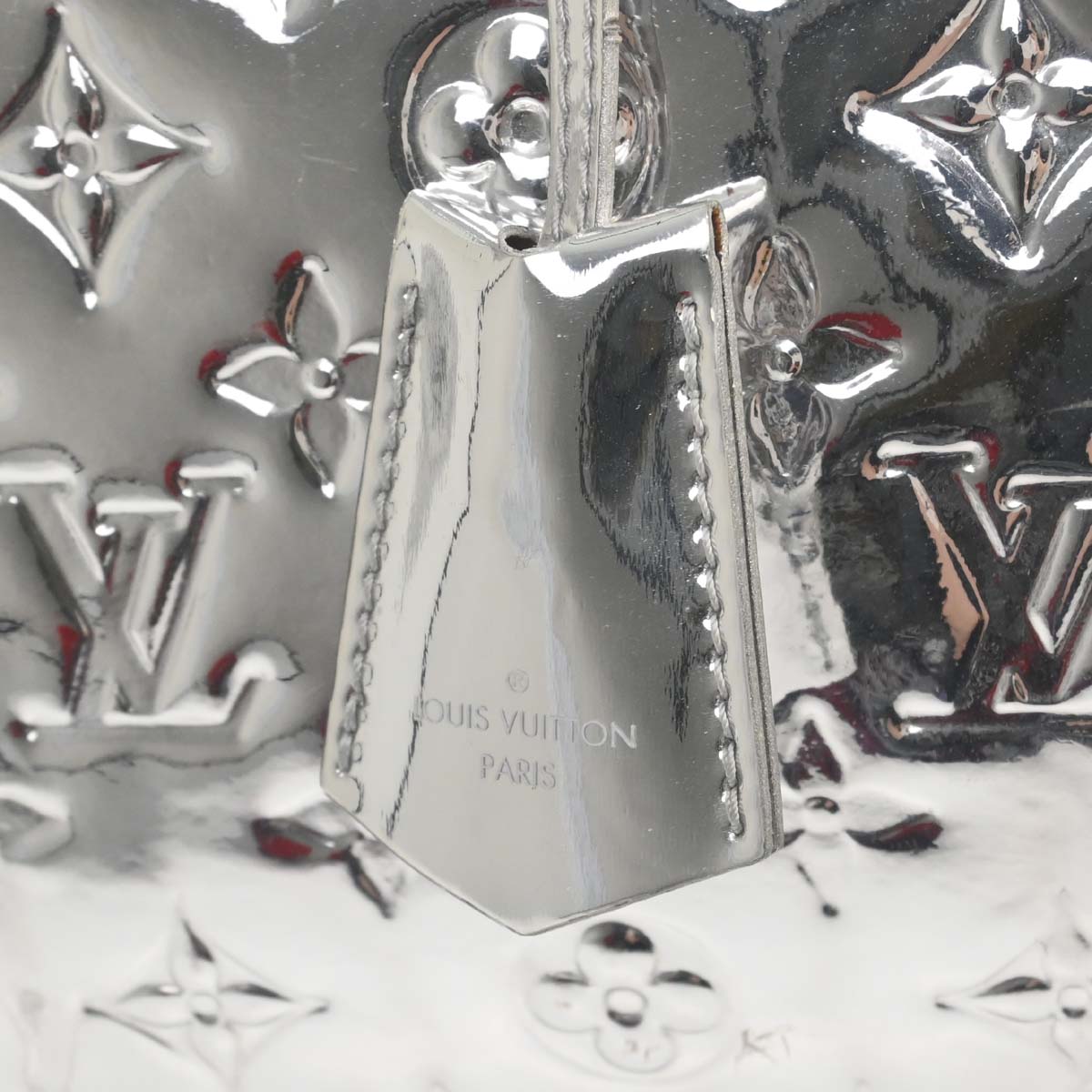 Louis Vuitton Silver Monogram Miroir Speedy 35 Handbag M95786