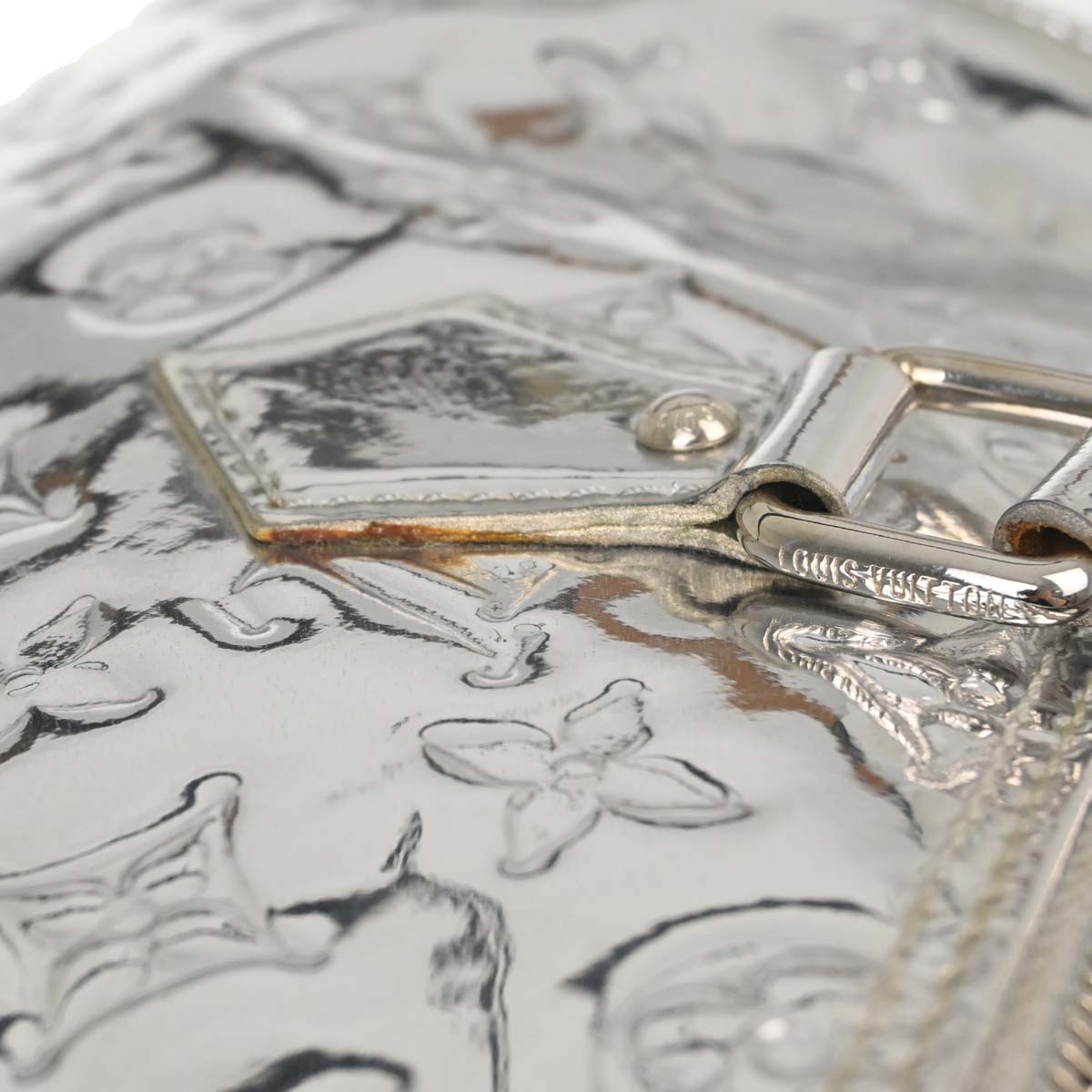 Louis Vuitton Silver Monogram Miroir Speedy 35 Handbag M95786