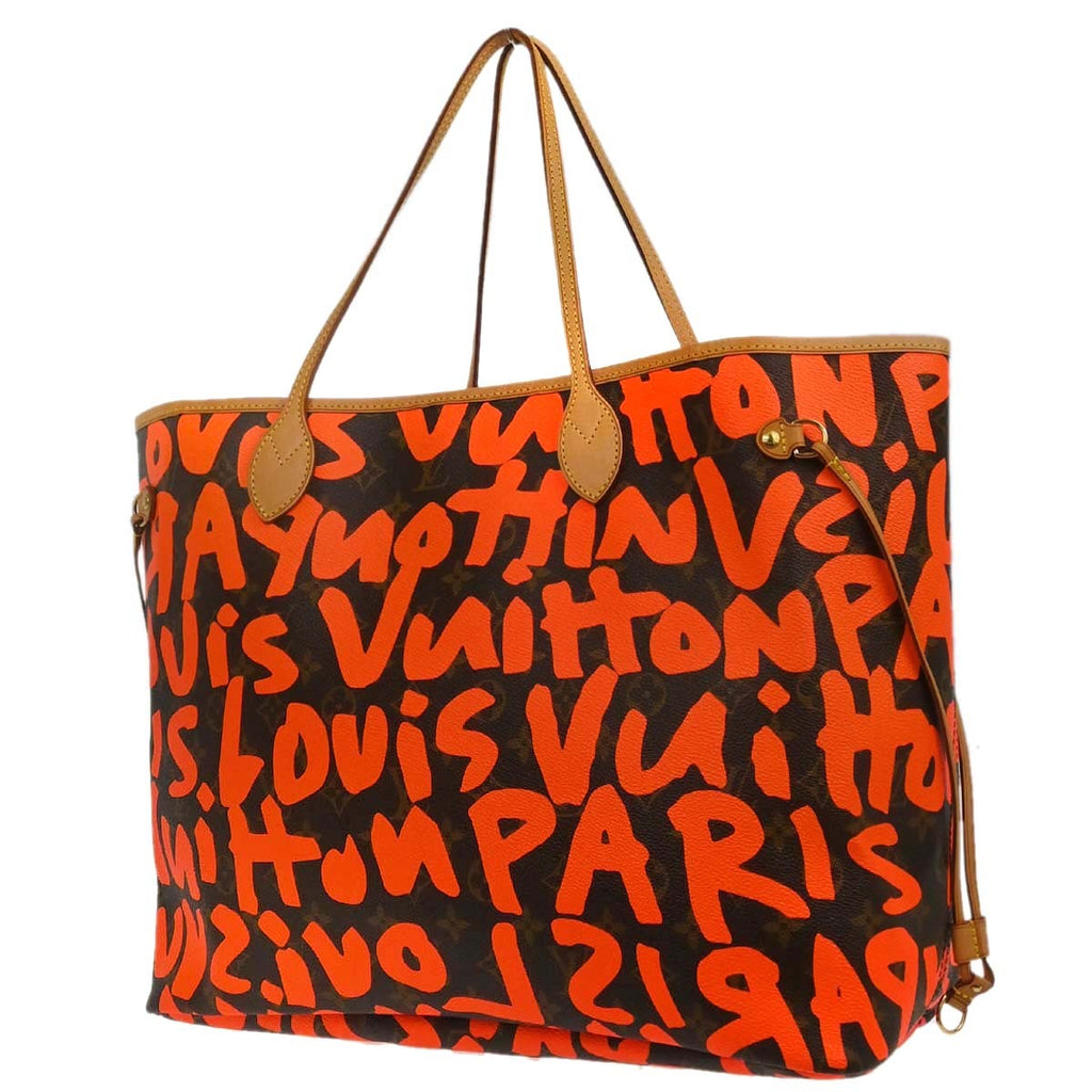 Louis Vuitton Orange Monogram Neverfull GM Tote Bag M93702