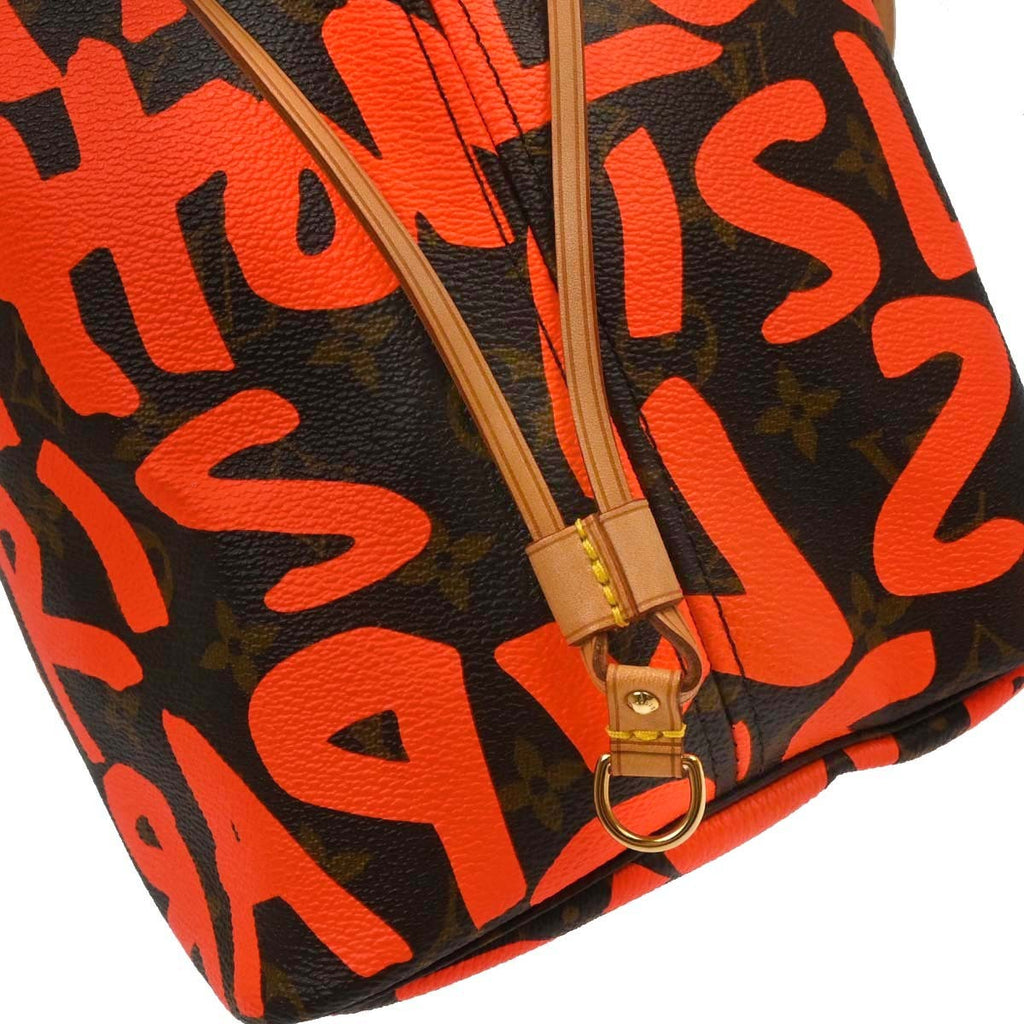 Louis Vuitton Orange Monogram Neverfull GM Tote Bag M93702