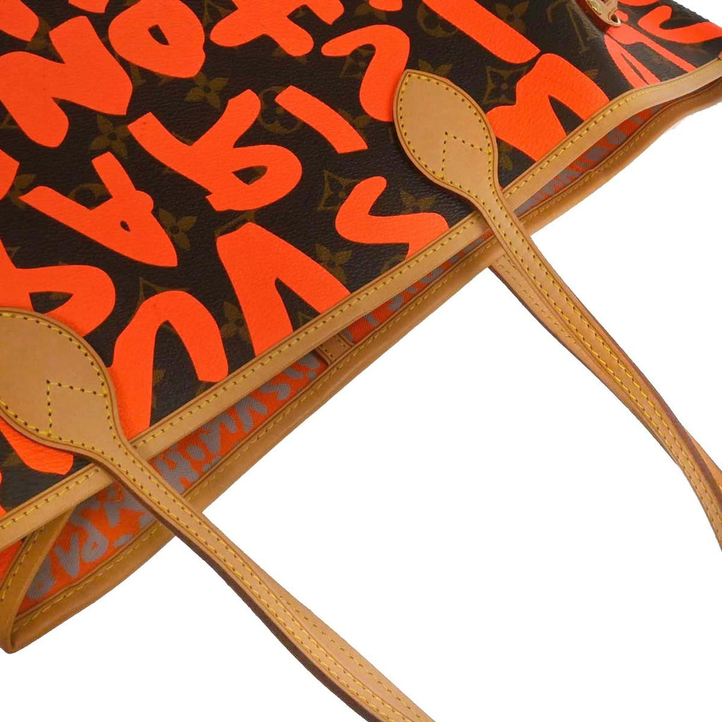 Louis Vuitton Orange Monogram Neverfull GM Tote Bag M93702