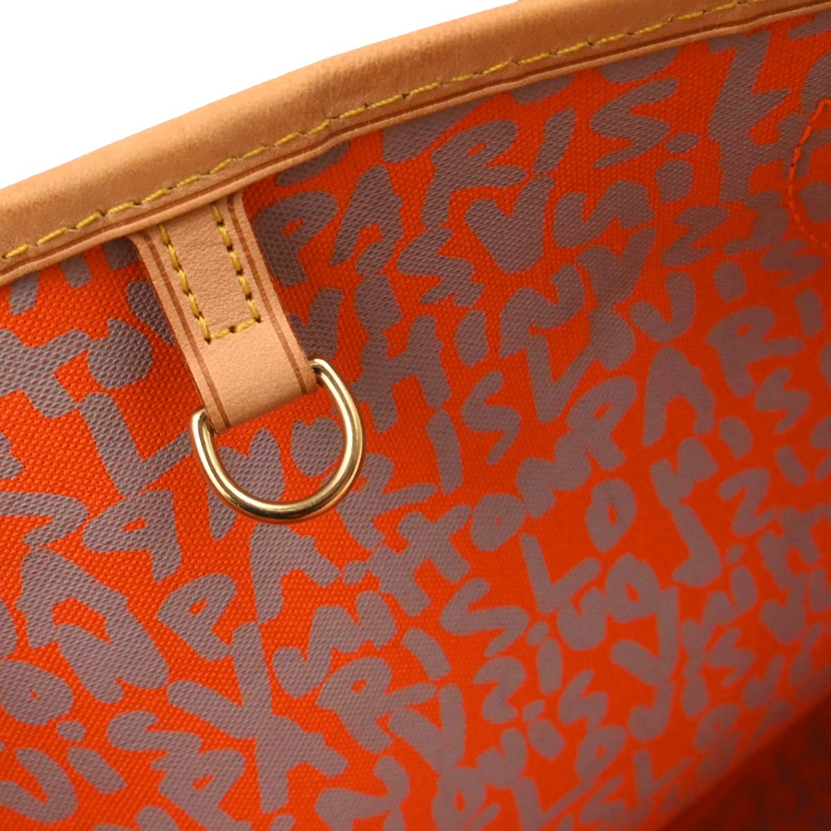Louis Vuitton Orange Monogram Neverfull GM Tote Bag M93702