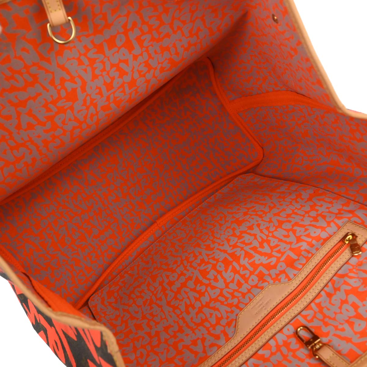 Louis Vuitton Orange Monogram Neverfull GM Tote Bag M93702