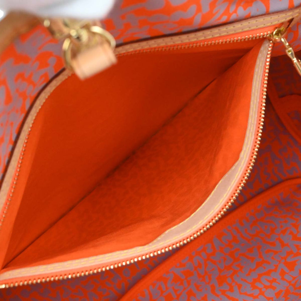 Louis Vuitton Orange Monogram Neverfull GM Tote Bag M93702