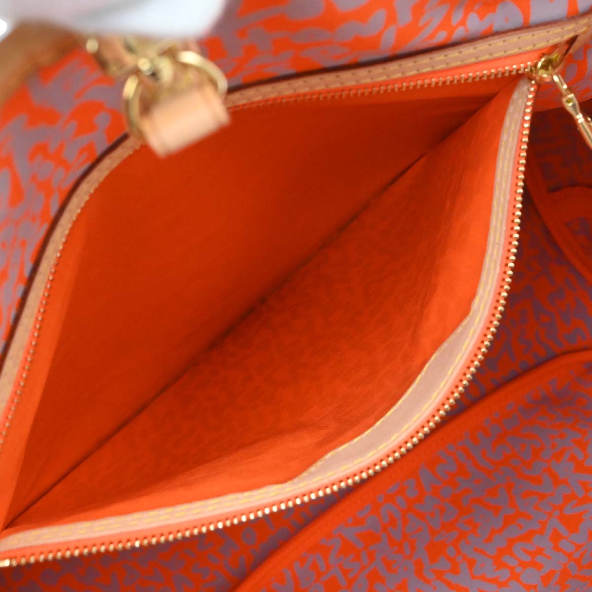 Louis Vuitton Orange Monogram Neverfull GM Tote Bag M93702