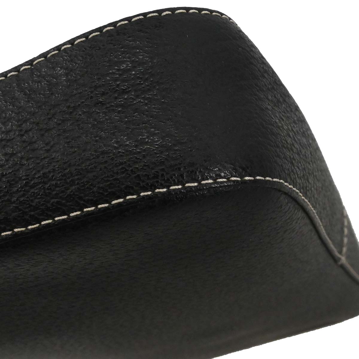 Fendi Black Leather Baguette Handbag