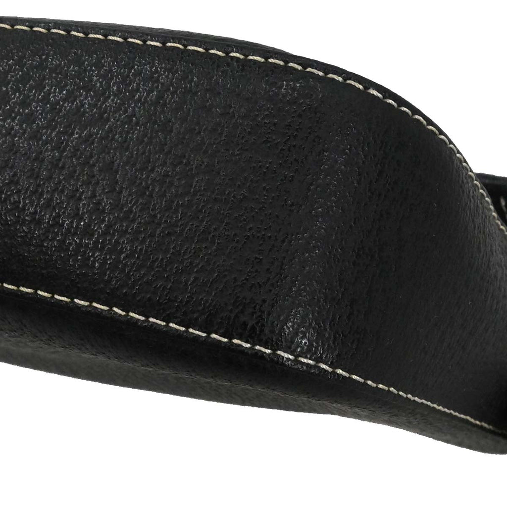 Fendi Black Leather Baguette Handbag