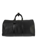 Louis Vuitton Black Epi Keepall 50 Travel Handbag M42962