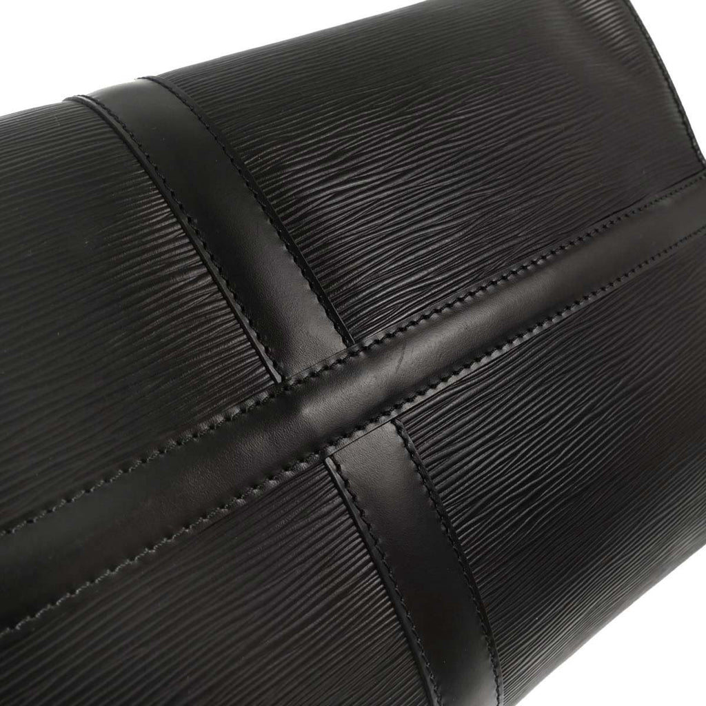 Louis Vuitton Black Epi Keepall 50 Travel Handbag M42962