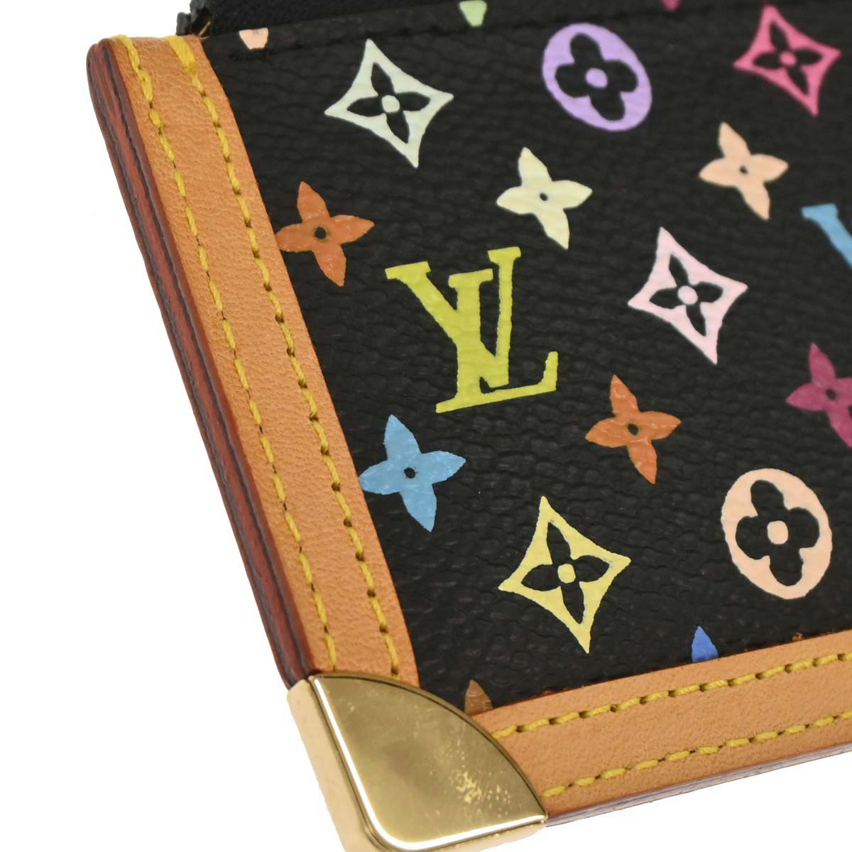 Louis Vuitton Multicolor Pochette Cles Coin Case Wallet M92654