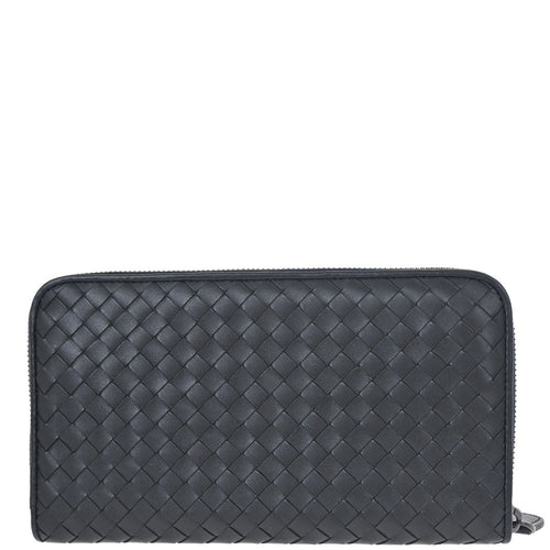 Bottega Veneta Black Intrecciato Wallet