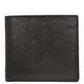 Gucci Black Guccissima Leather GG Wallet