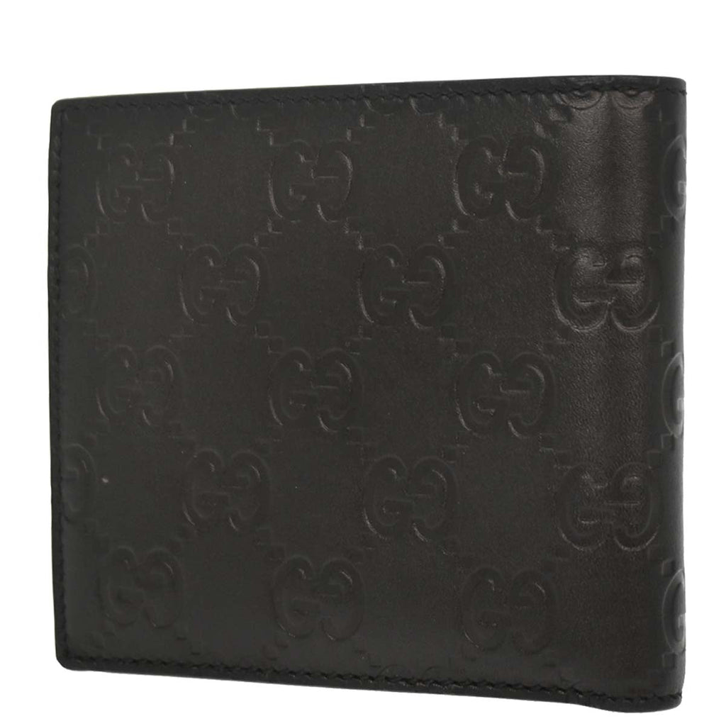Gucci Black Guccissima Leather GG Wallet