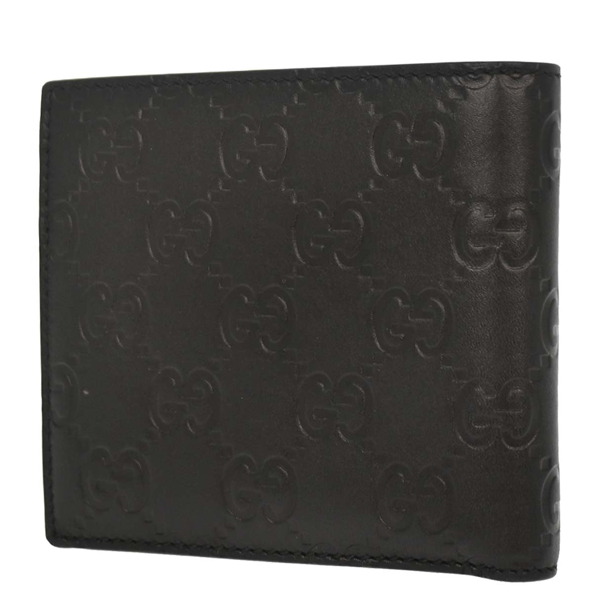 Gucci Black Guccissima Leather GG Wallet