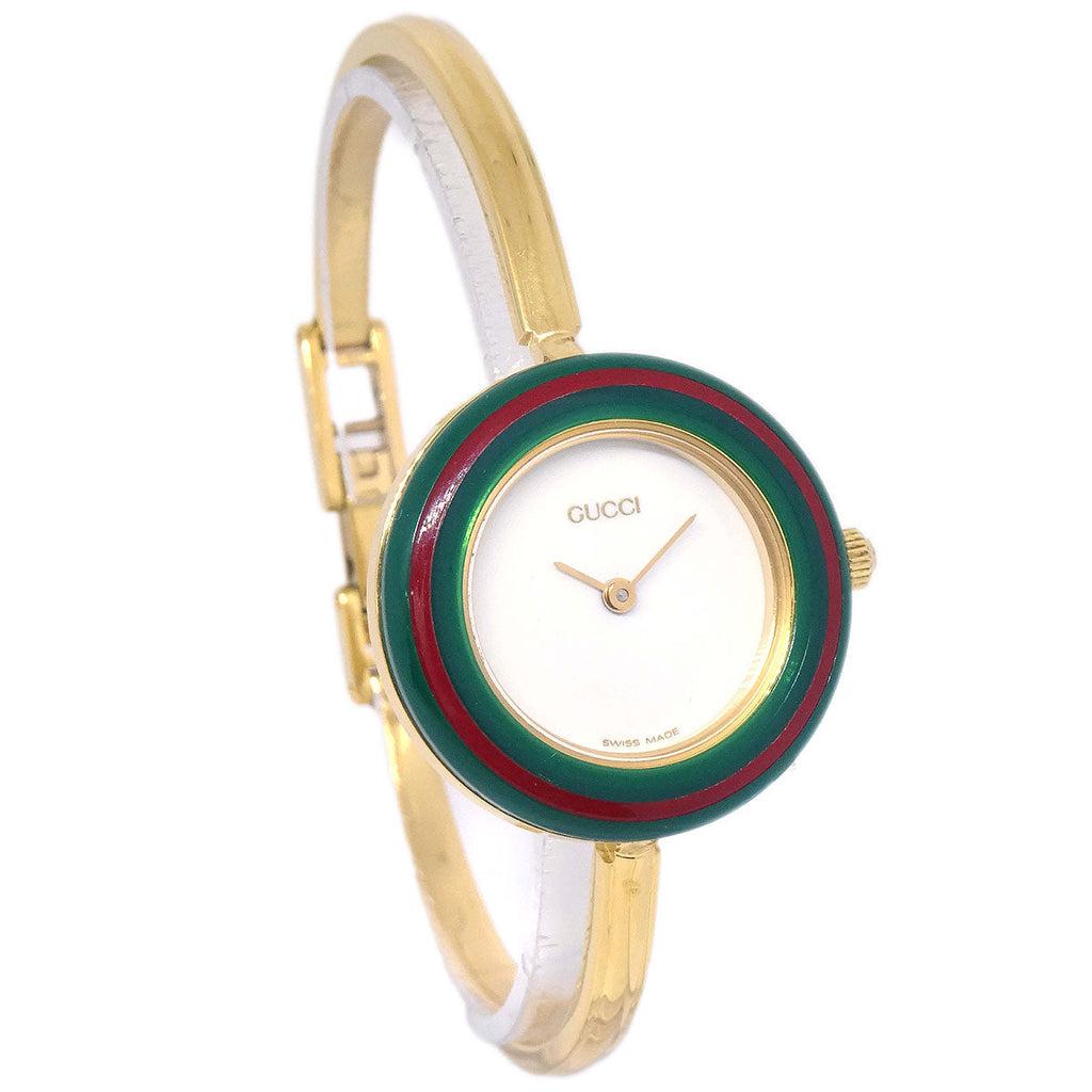 Gucci 11/12.2 Change Bezel Chameleon Quartz Watch SS
