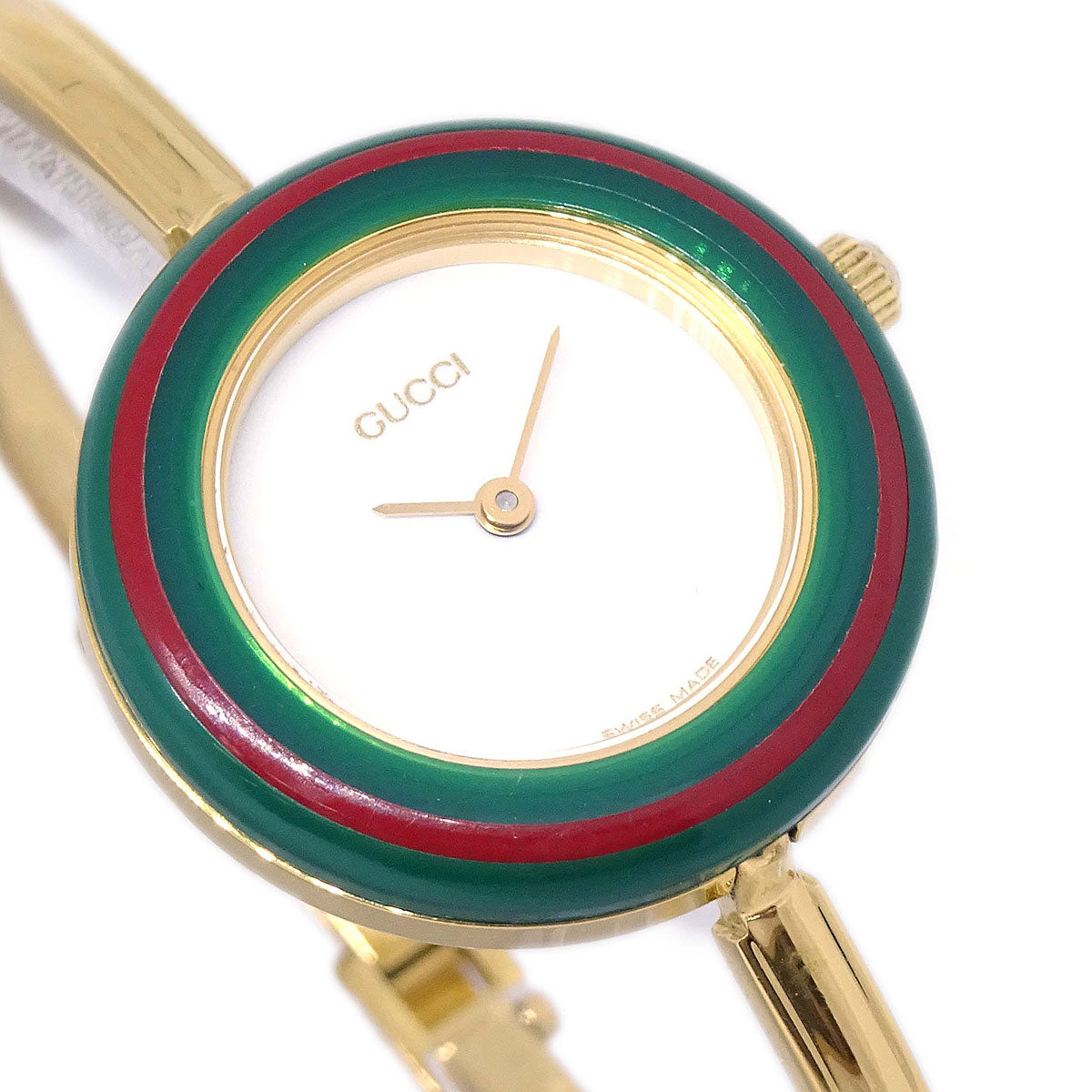 Gucci 11/12.2 Change Bezel Chameleon Quartz Watch SS