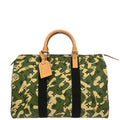 Louis Vuitton Green Monogramouflage Speedy 35 Handbag M95773