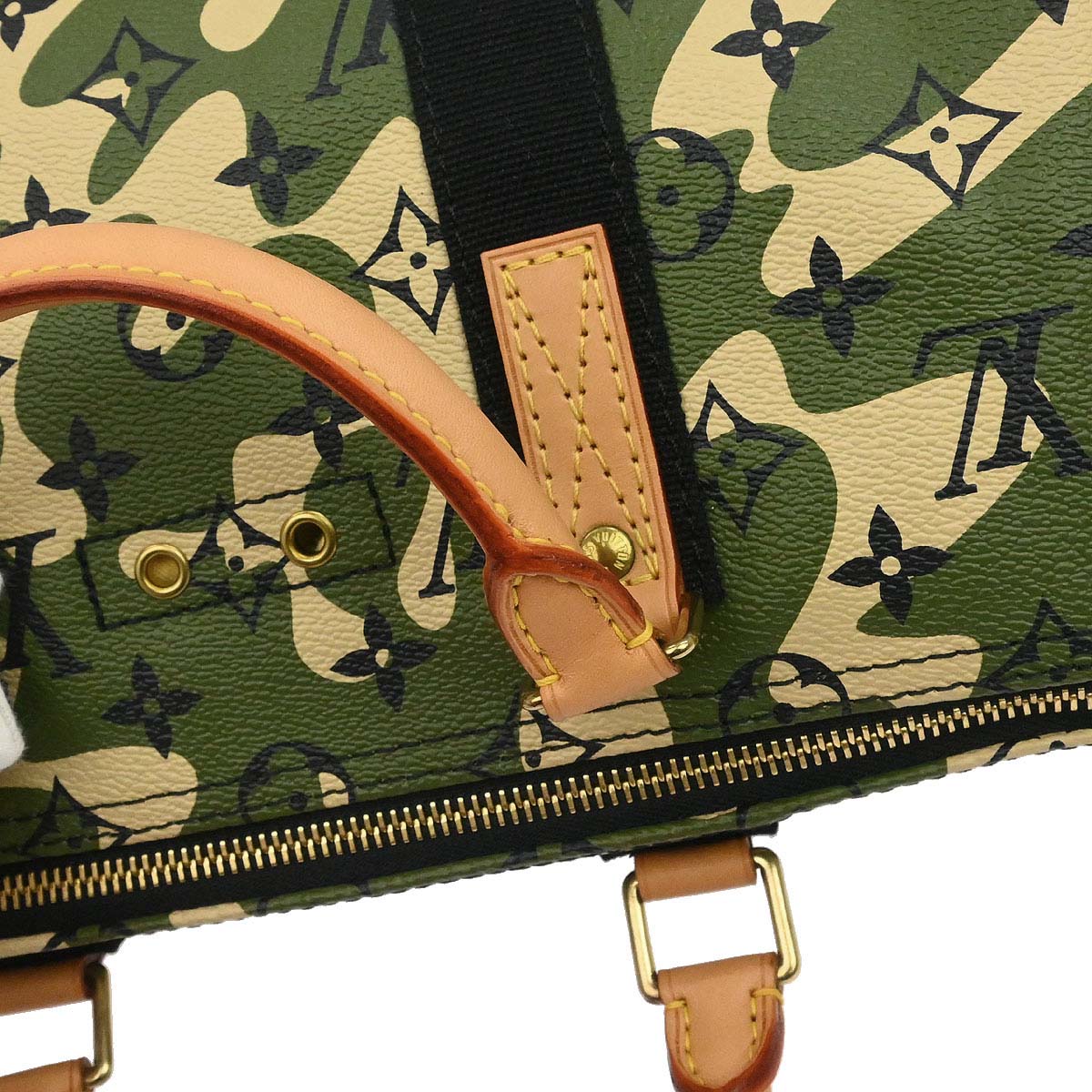 Louis Vuitton Green Monogramouflage Speedy 35 Handbag M95773