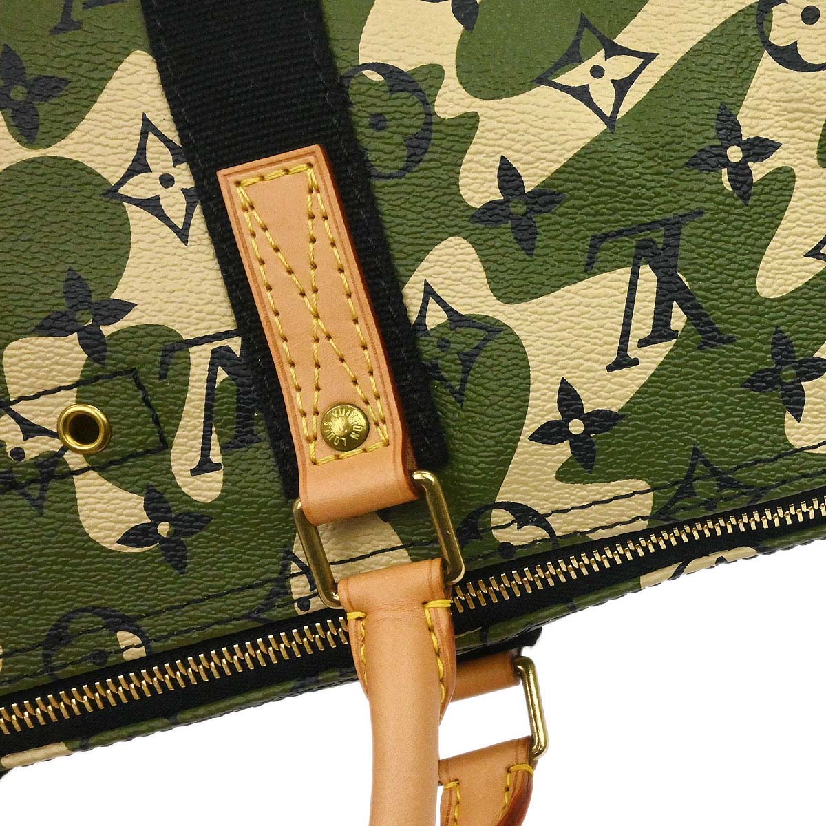 Louis Vuitton Green Monogramouflage Speedy 35 Handbag M95773