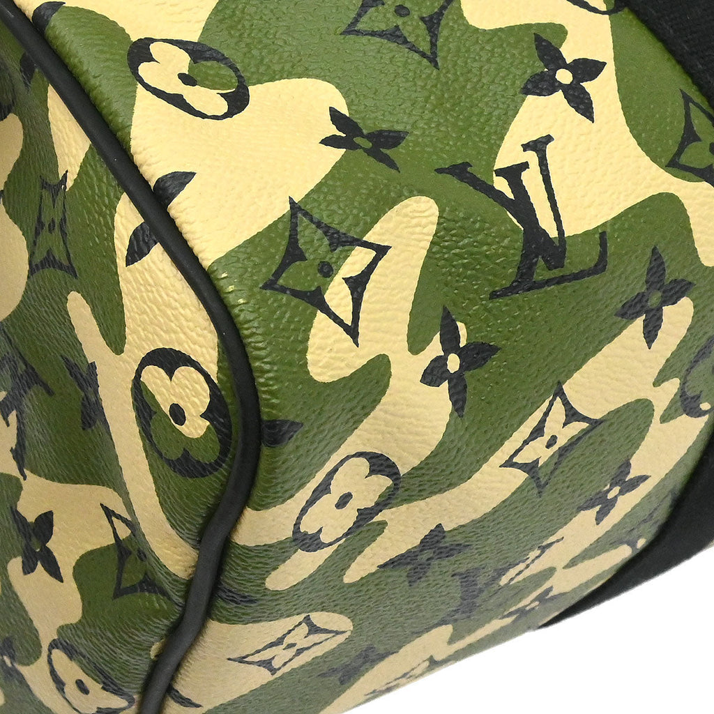 Louis Vuitton Green Monogramouflage Speedy 35 Handbag M95773