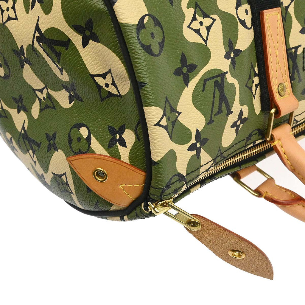 Louis Vuitton Green Monogramouflage Speedy 35 Handbag M95773