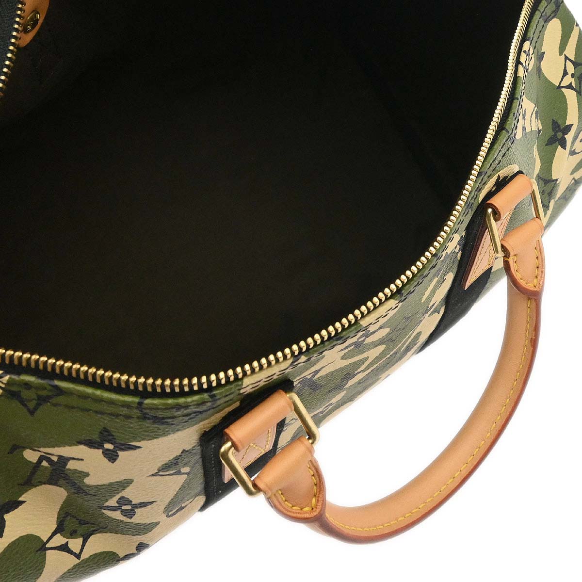 Louis Vuitton Green Monogramouflage Speedy 35 Handbag M95773