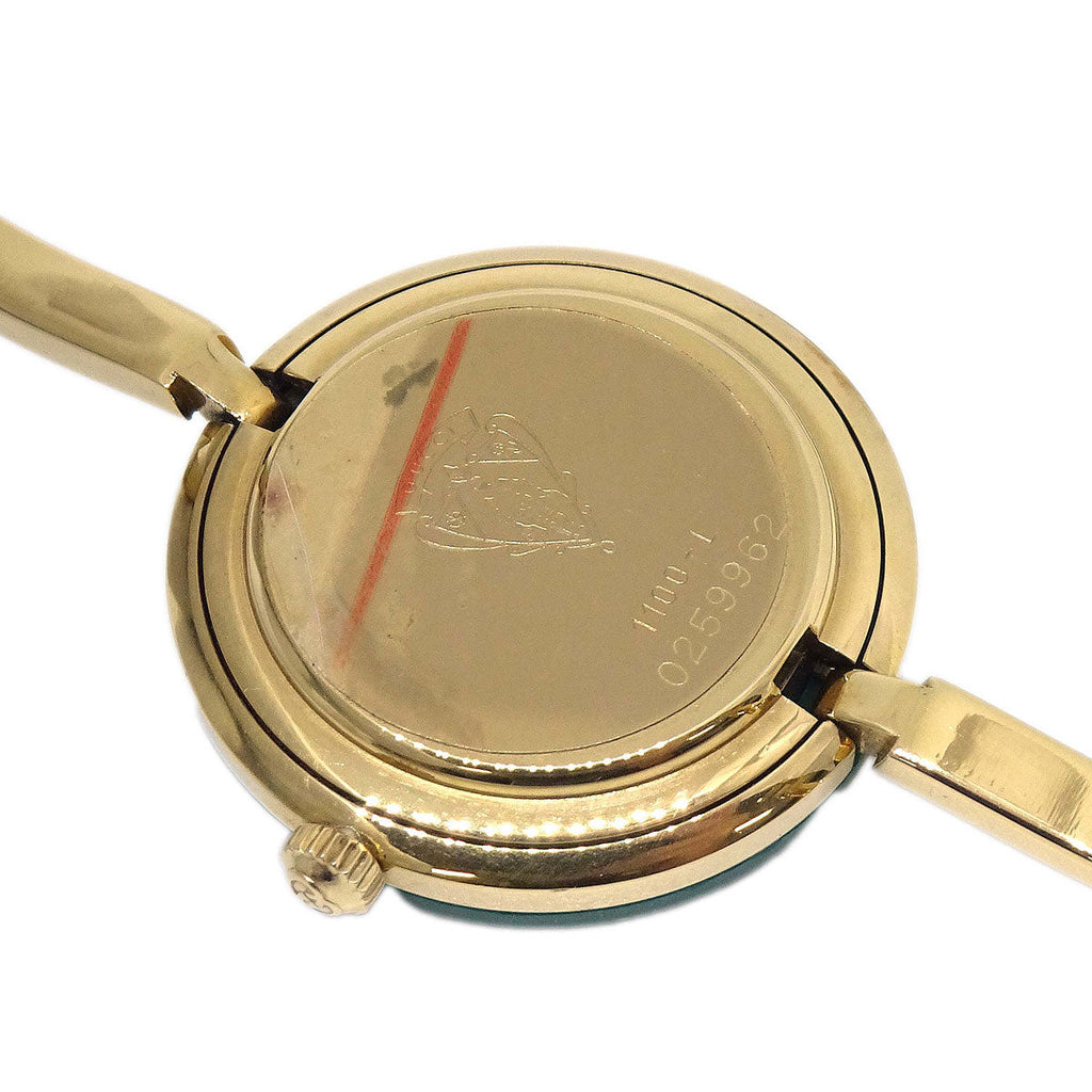 Gucci 1100-L Change Bezel Chameleon Quartz Watch SS