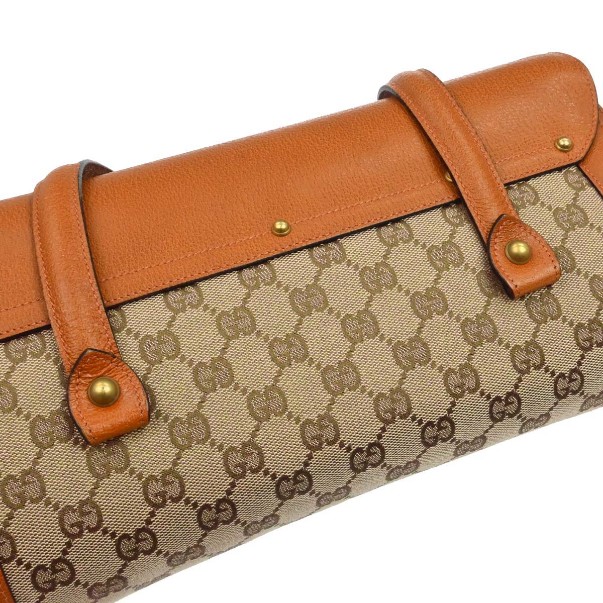 Gucci Beige GG Bamboo Handbag