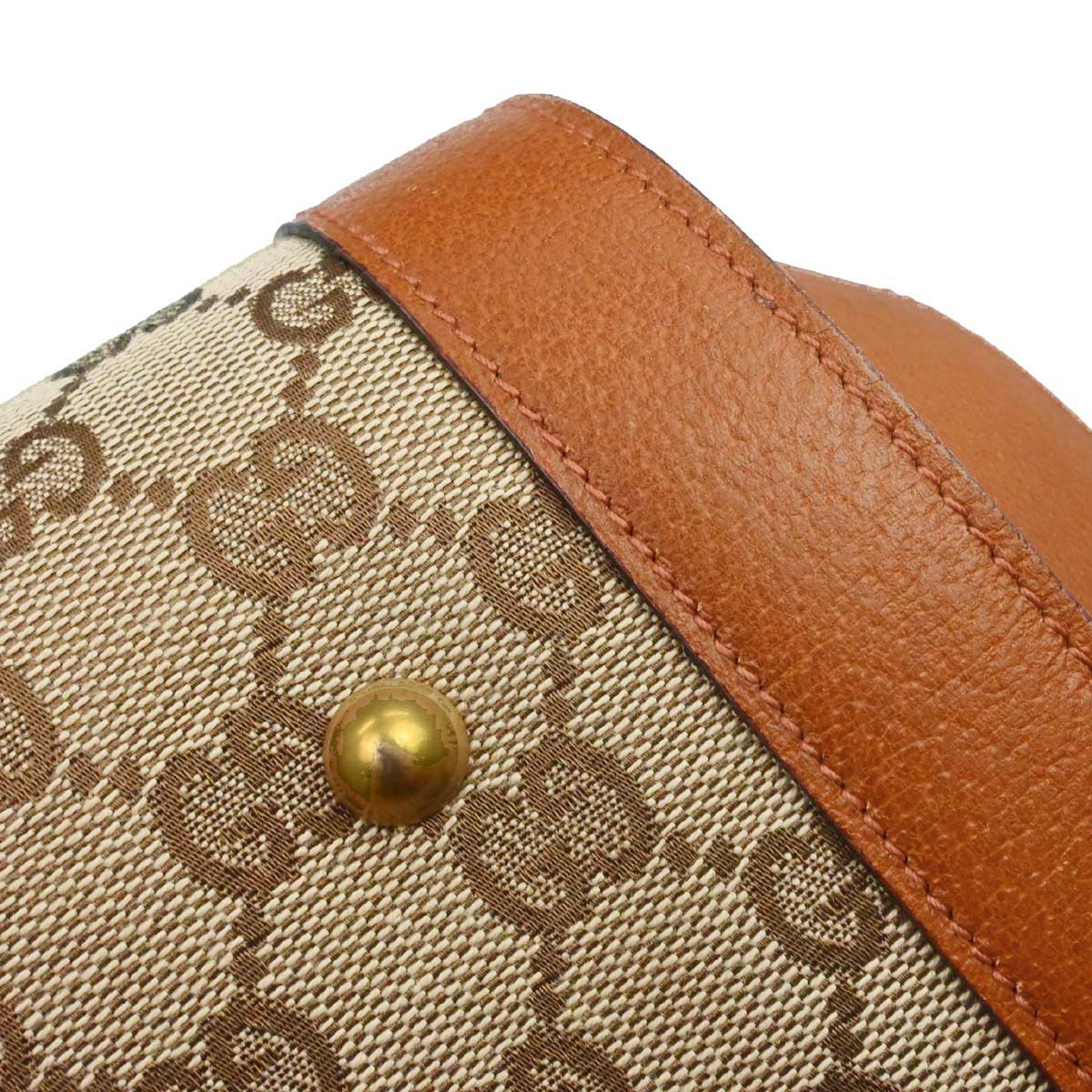 Gucci Beige GG Bamboo Handbag