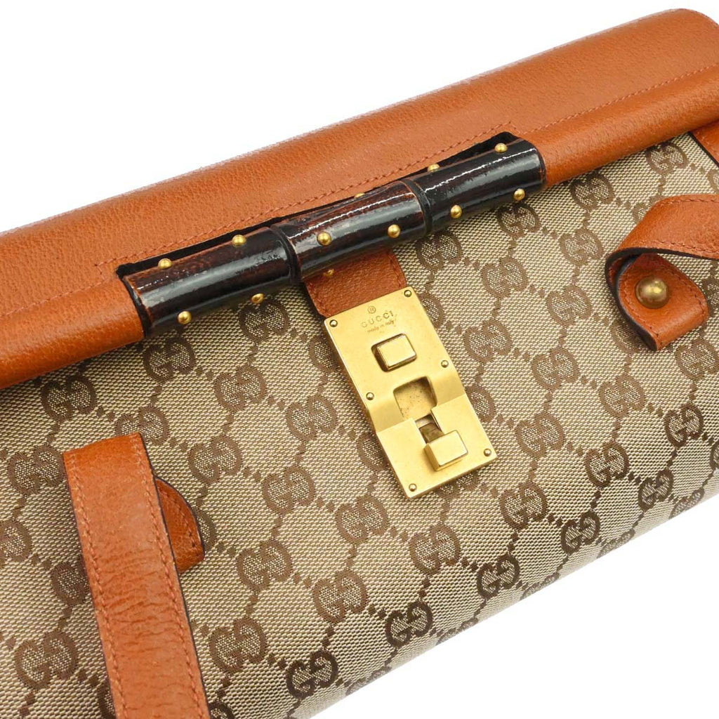Gucci Beige GG Bamboo Handbag