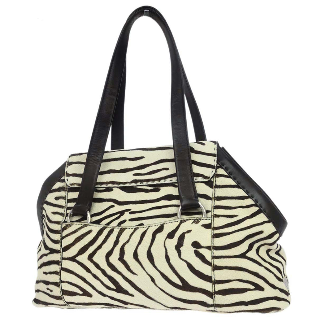 Prada White Pony Hair Handbag