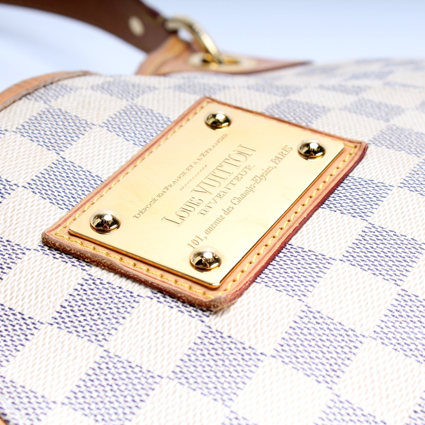 Galliera PM Damier Azur