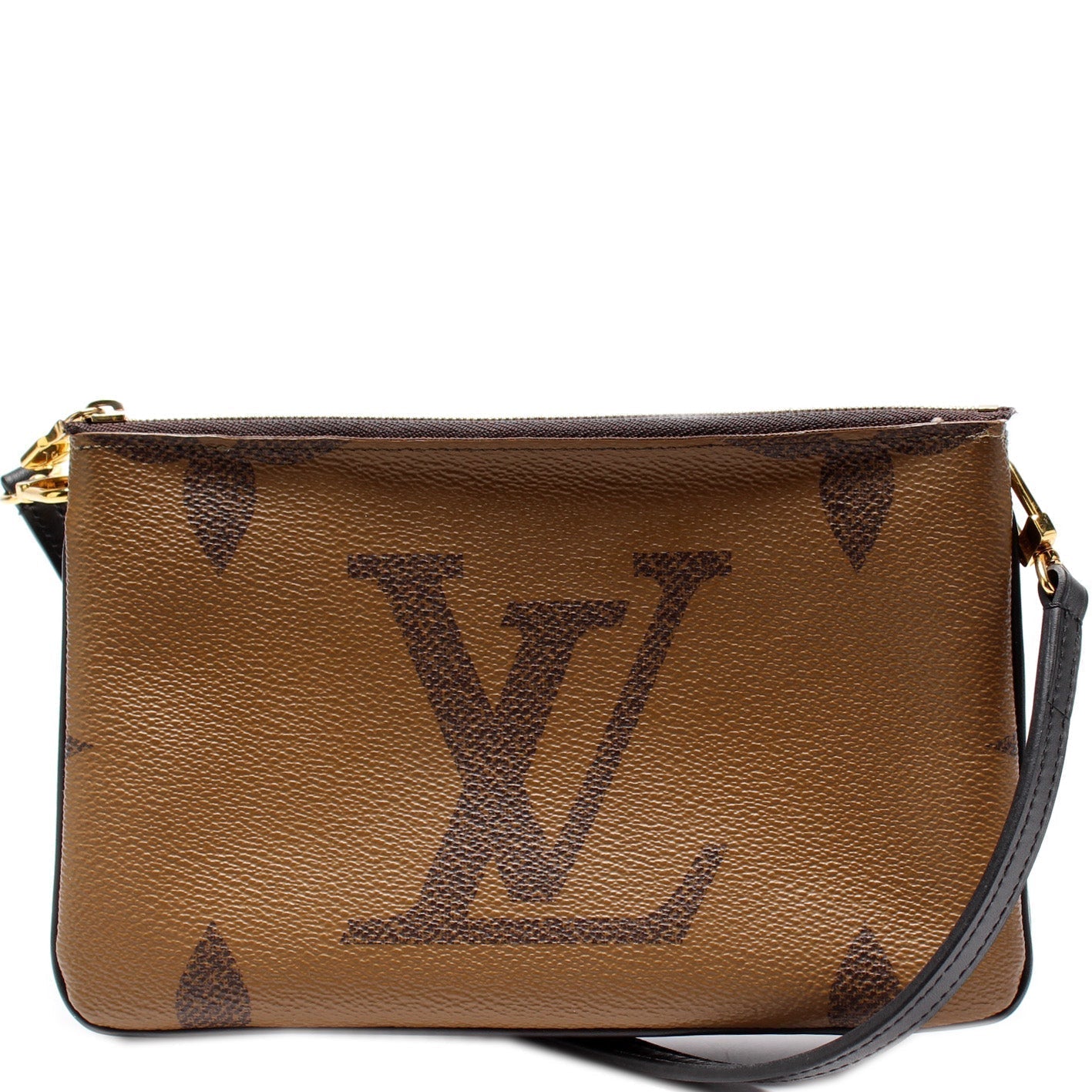 Double Zip Pochette Giant Reverse Monogram