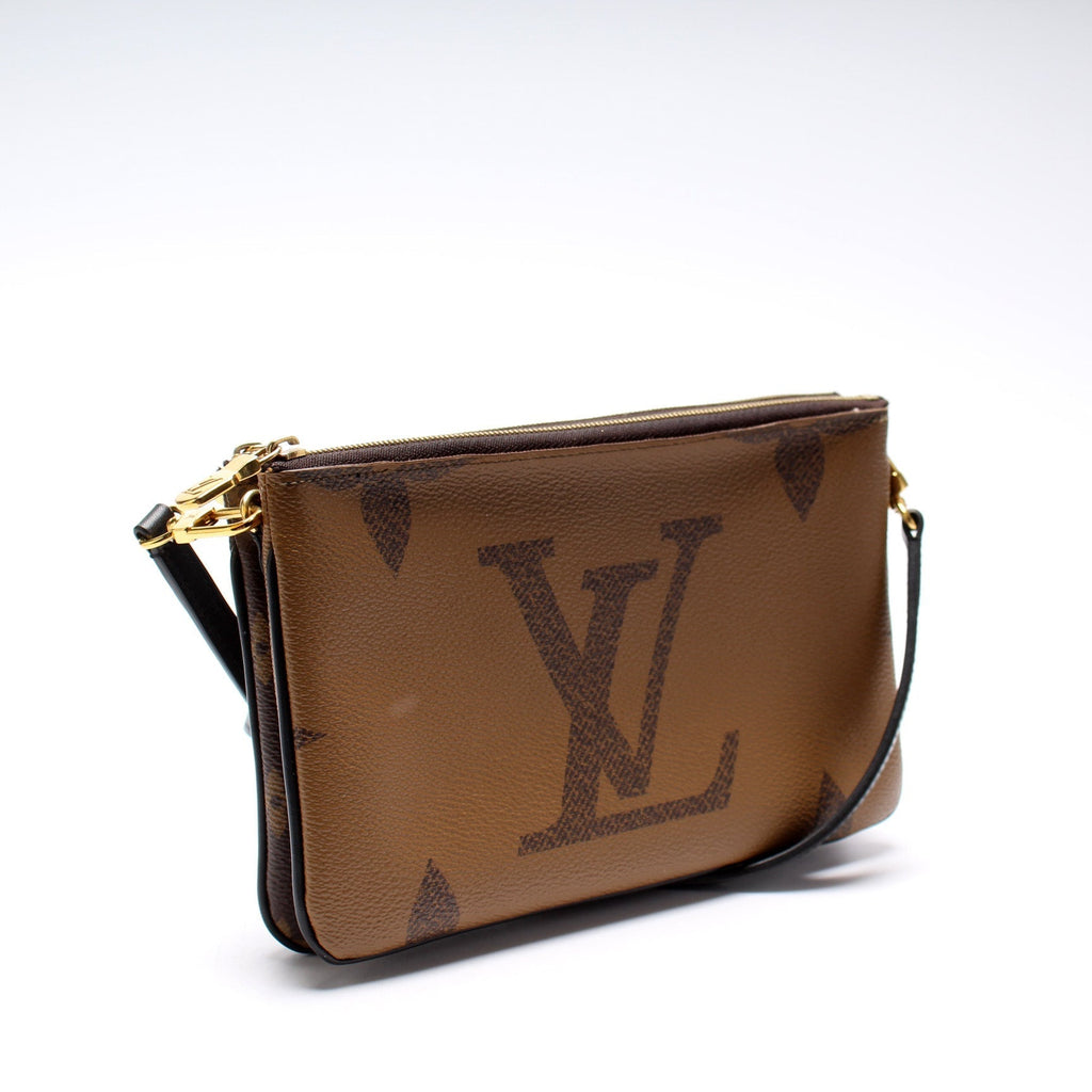 Double Zip Pochette Giant Reverse Monogram