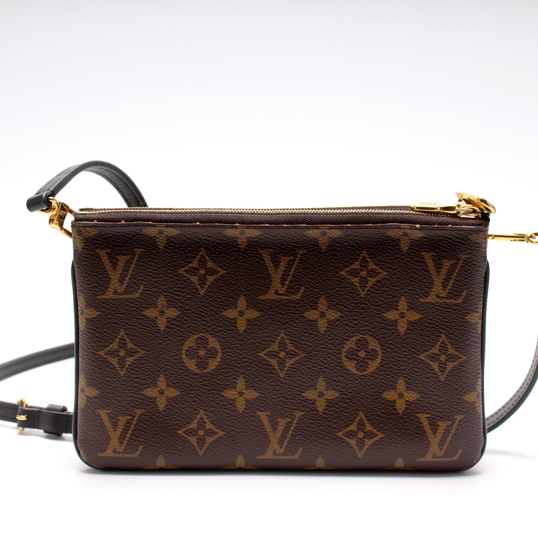 Double Zip Pochette Giant Reverse Monogram