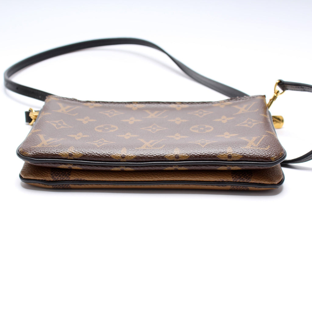 Double Zip Pochette Giant Reverse Monogram