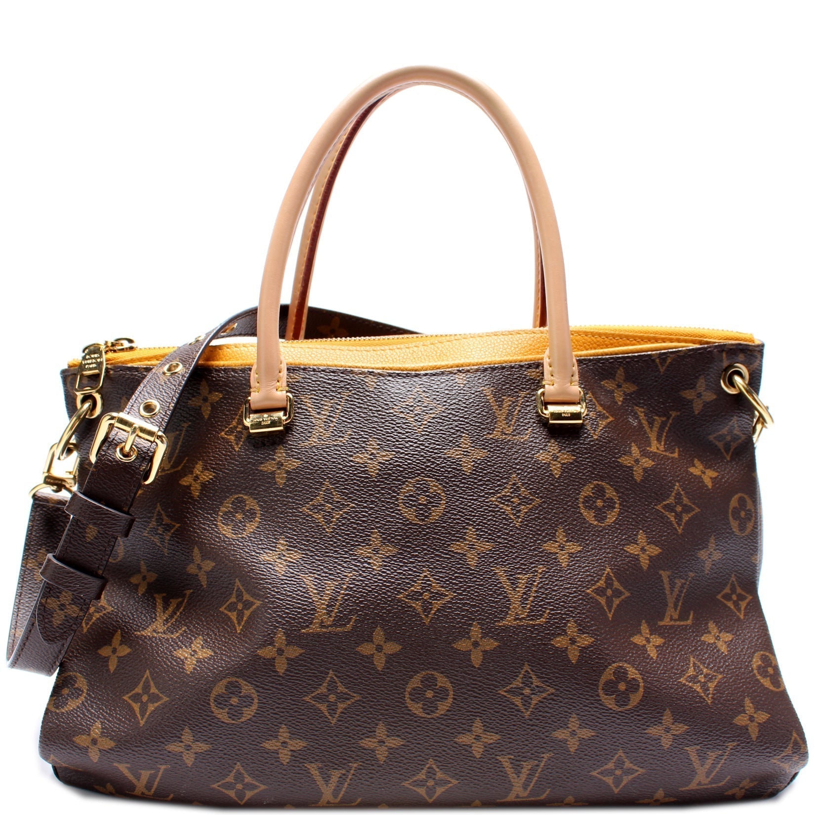 Pallas Tote Monogram Canvas Side