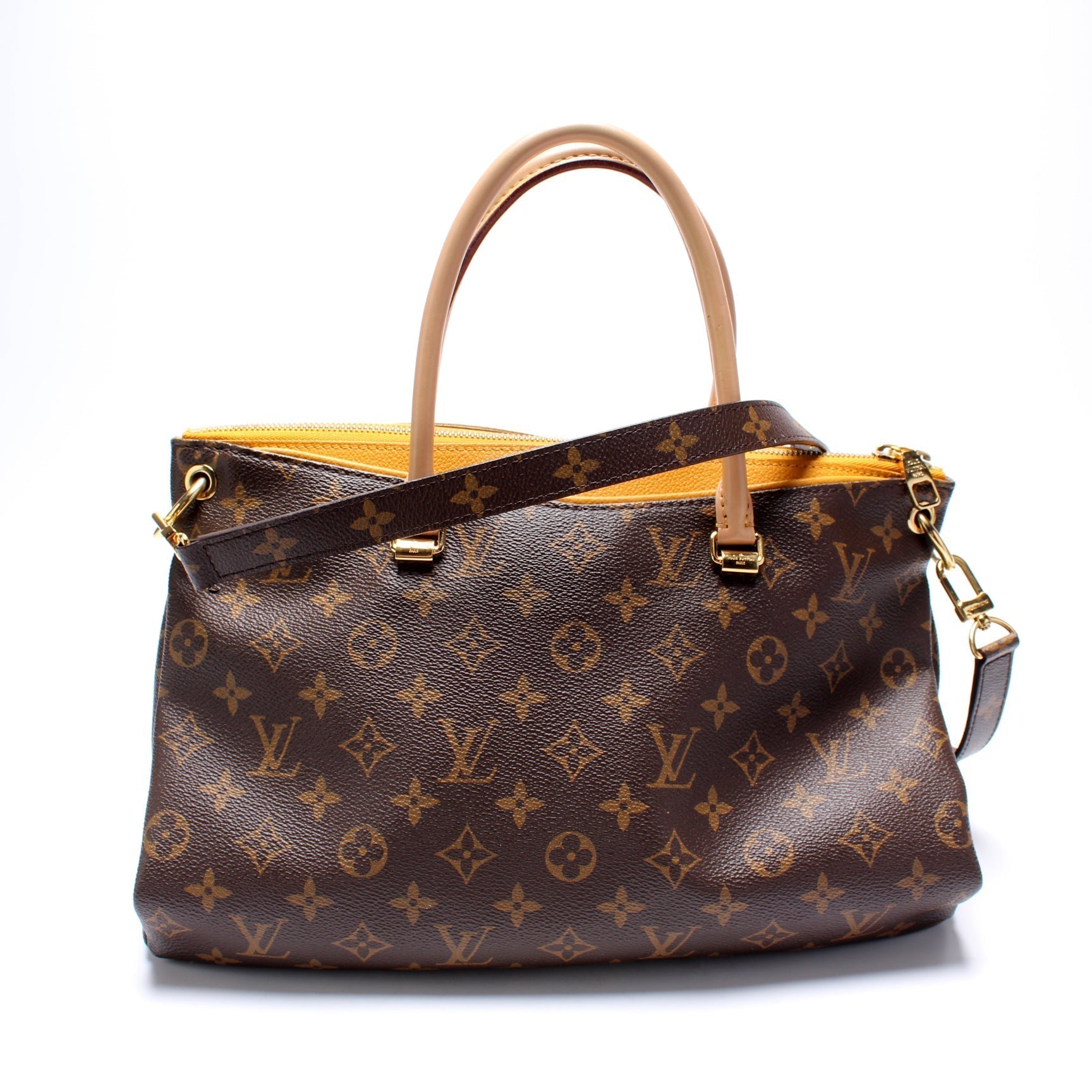 Pallas Tote Monogram Canvas Side