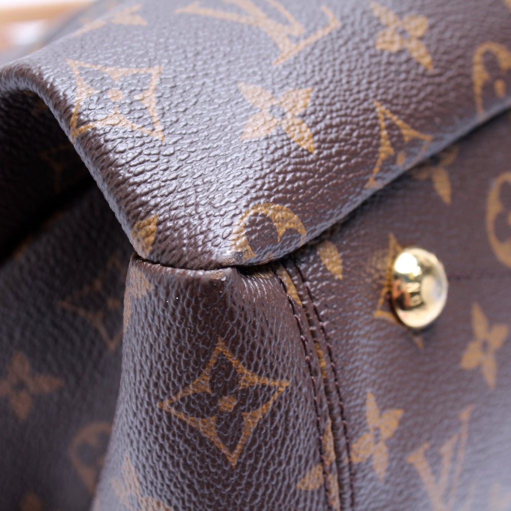 Pallas Tote Monogram Canvas Side