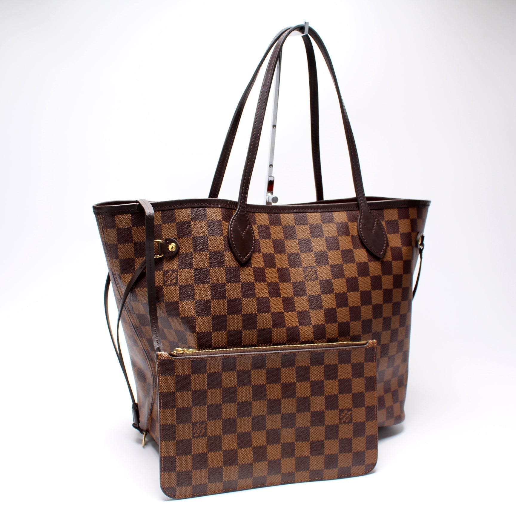 Neverfull w/Wallet MM Damier Ebene