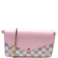 Pochette Felicie Calfskin/Damier Azur