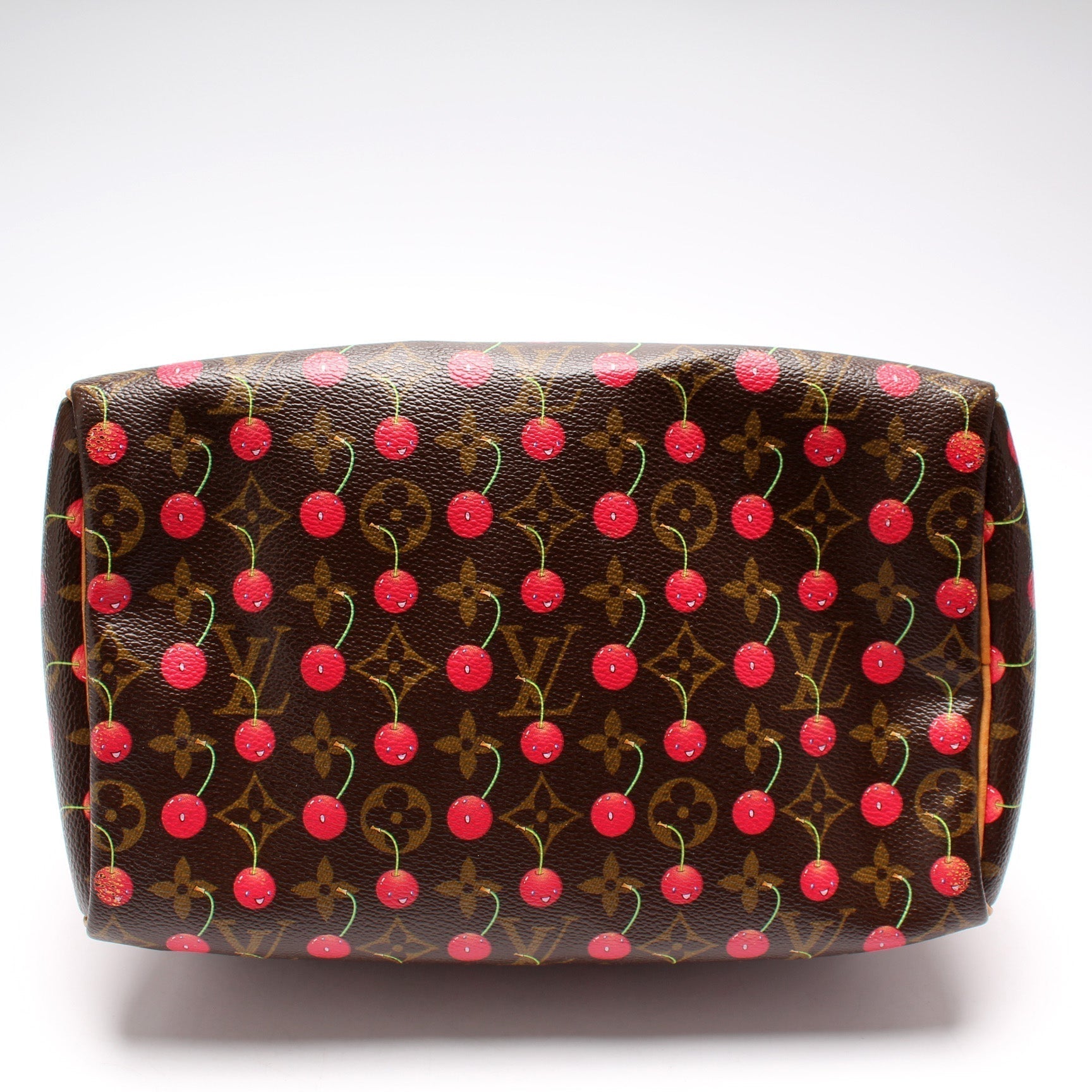Speedy 25 Cerises Monogram