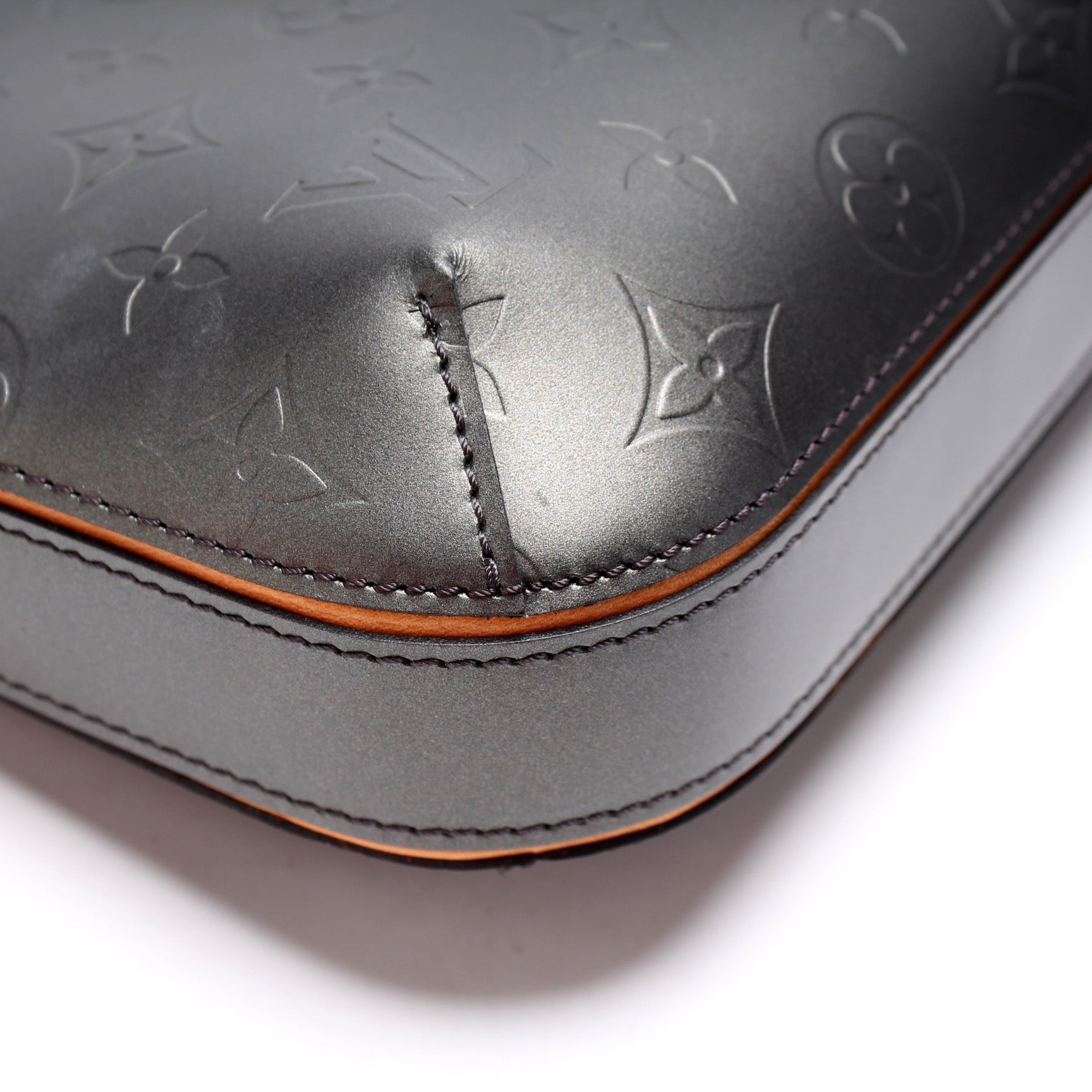 Fowler Monogram Mat Leather