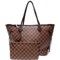 Neverfull w/Wallet MM Damier Ebene