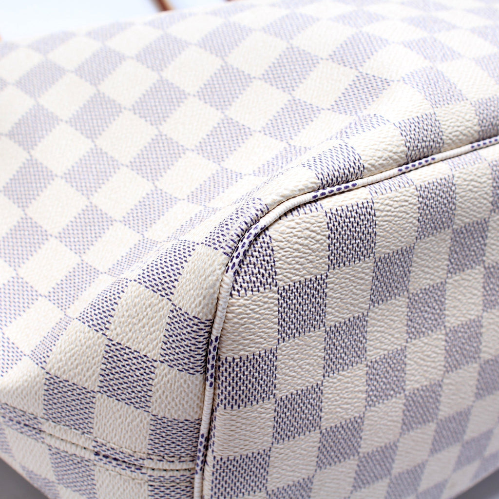 Neverfull MM W/ Wallet Damier Azur